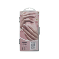 TIPS PRELIMADO GEL X MATE STILETTO 240PCS EVOK(NL-22MJR-11)