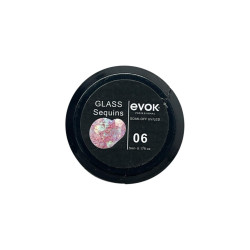Gel de Extensión EVOK Efecto Glitters 5ml – Brillo y resistencia para uñas