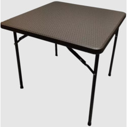 Mesa Plegable Plast 86X86X74Cm Trends(A622-Hq-Rf86)
