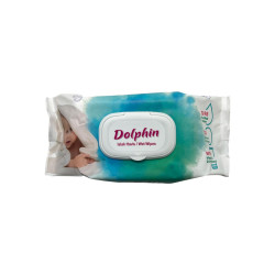 Toallas húmedas Dolphin bebé 72 unidades suaves y seguras