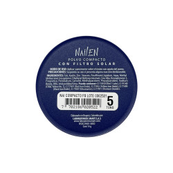 POLVO COMPACTO FILTRO SOLAR 5 13.5GR NAILEN(2052)