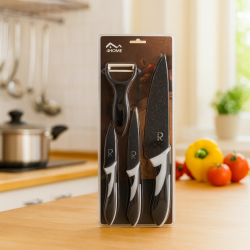 Cuchillo 4Home 3Pzs Clrs (A164-Dj-005)