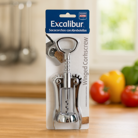 Abridor Botella Excalibur Saca Corchos (A151-Kt1919)