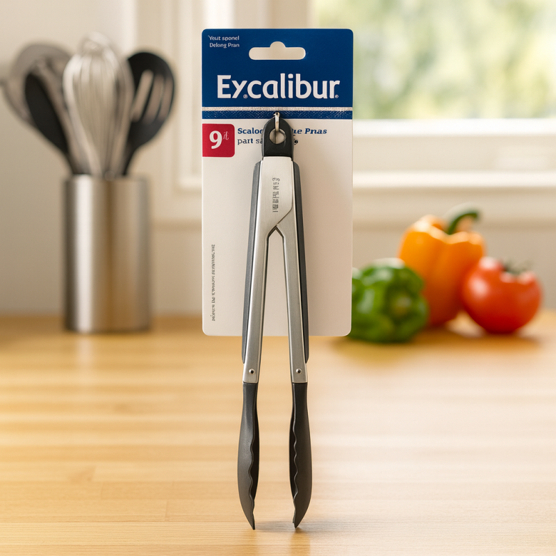 Pinza Servir Asar Excalibur 9"(A151-Kt2113-9)