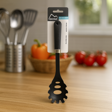 Cucharon Escurridor Espaguetis 4Home Black(A414-Kt-477)