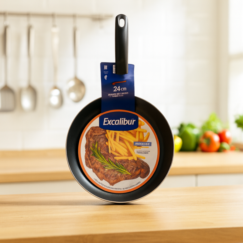 Sartén EXCALIBUR 24 cm JLJ-24CM | Cocina saludable con antiadherente duradero