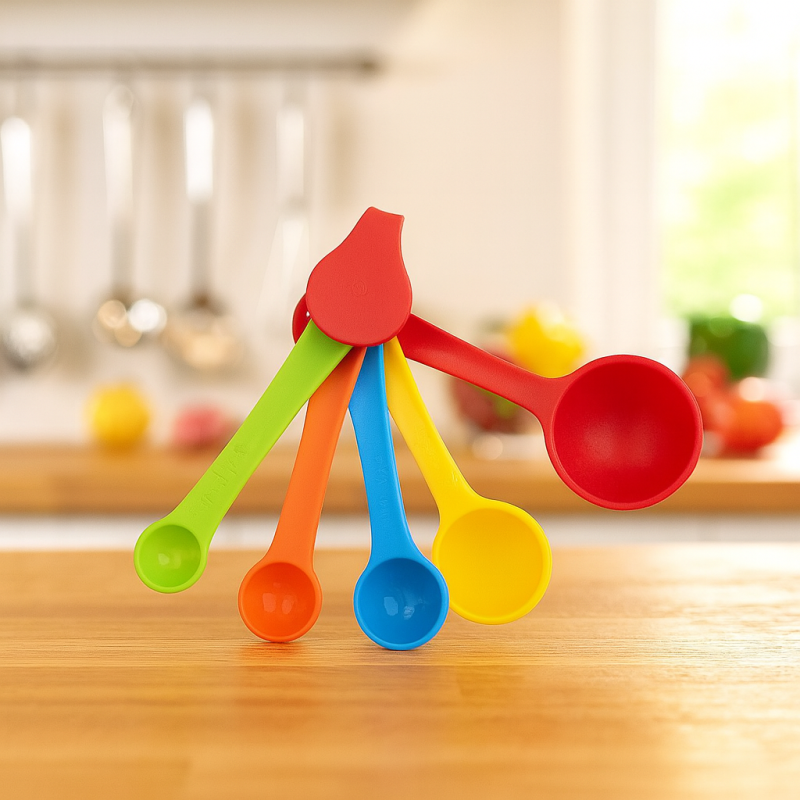 Cuchara Medida 4Home 5Pcs Plastico (Hx-240322-104)