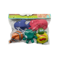 Jgte Bañera Chillon Animales 5Pcs (6L200192)