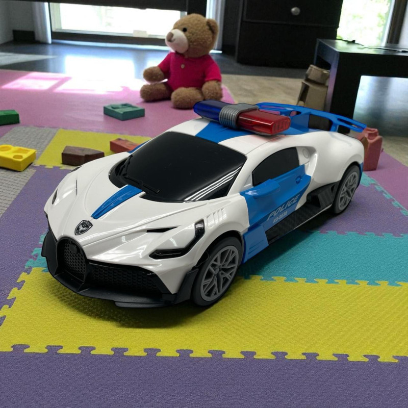 Jgte Carro Deportivo Policia Luces Bo Bump And Go(30200410)