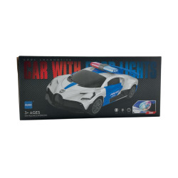 Jgte Carro Deportivo Policia Luces Bo Bump And Go(30200410)