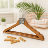 Ganchos 4Home Ropa Madera 4Pcs (A373-Ydyj-03)
