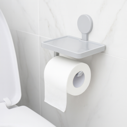 Porta Papel 4Home Higienico Succion 18X17Cm (H014)