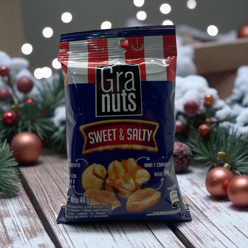 MANI GRANUTS DULCE Y SALADO 40 GRS