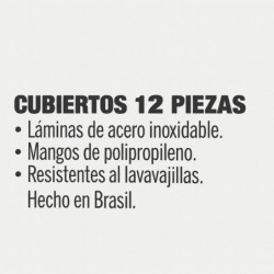 Cucharas 12 Pcs Leme Tramontina (23183/900)