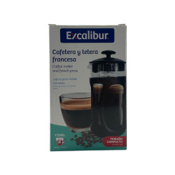 CAFETERA FRANCESA 2TAZAS EXCALIBUR(EX-TPP604)