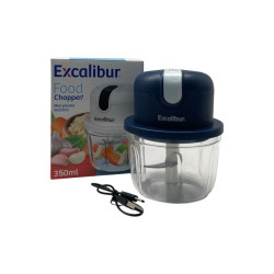 MINI PICADORA ELECTRICA RECARGABLE 350ML EXCALIBUR(EX-FP106C