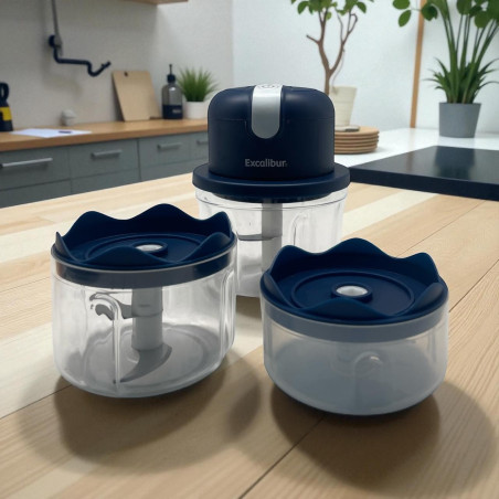 MINI PICADORA ELECTRICA RECARGABLE EXCALIBUR(EX-FP106S)