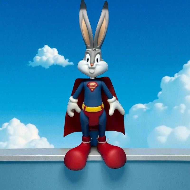 Figura Accion 16'' Bugs Bunny Mash Up Superman (Wt-Bg16-01)