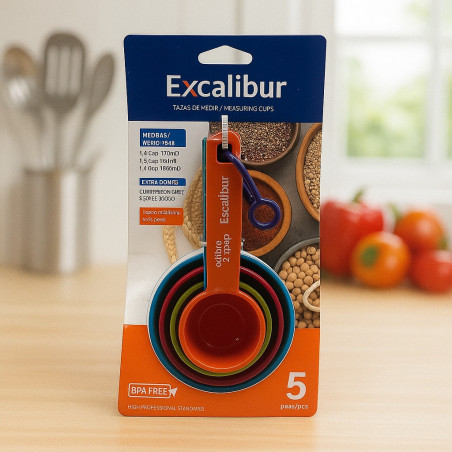 Cuchara Medidas Excalibur 5Pzas (A164-Mc030)