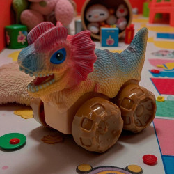 Jgte Carro Dinosaurio Ruedas Gdes (Jzd-118)