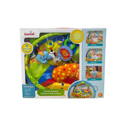 GIMNASIO BEBÉ 4 JUGUETES PLÁSTICO, 1 JUGUETE, 1 ALMOHADA