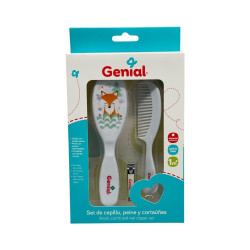 Cepillo Peine Corta Uñas Bebe Genial(Gn-060-9608)