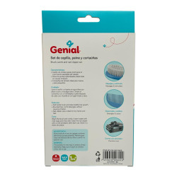 Cepillo Peine Corta Uñas Bebe Genial(Gn-060-9608)