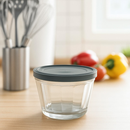 Heremtico Vidrio Con Tapa Plastica 150 Ml Nadir 4210