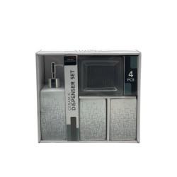 SET ORGANIZADORES BAÑO 4PZAS THE SPA COLLECTION