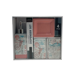 SET ORGANIZADORES BAÑO 4PZAS THE SPA COLLECTION