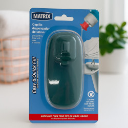 CEPILLO DISPENSADOR JABON MATRIX (MT-LB1101)