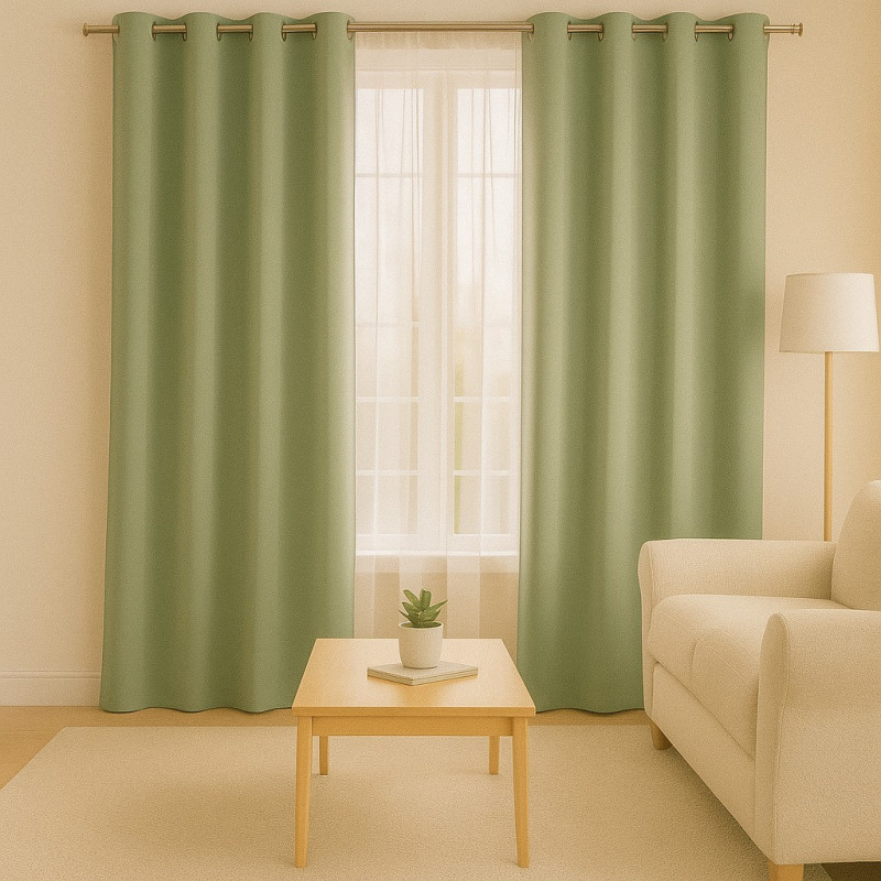 Cortina 4Home 55X90 Blackout Green  (Wpsg44349Fbb)