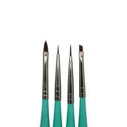 PINCEL UÑAS 4 PZAS EVOK(A019-NB82)