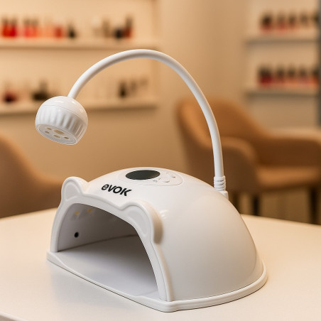 LAMPARA UÑAS 2 EN 1 EVOK