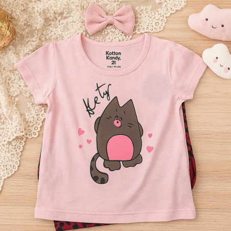 TSHIRT M/C+SHORT SET2 2/8T