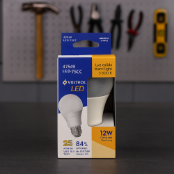 Bombillo LED 12W Luz Cálida Truper Volteck | Iluminación eficiente y acogedora