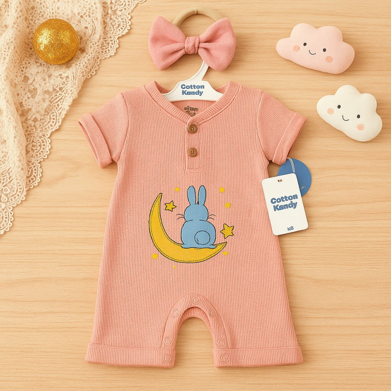 Body para Niña KOTTON KANDY 0-9M | Suavidad, comodidad y estilo para tu bebé