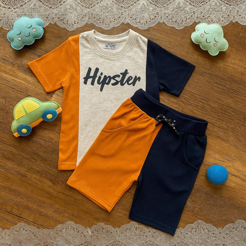 Conjunto Niño Short 2-8 Mini Me & Co (330-7317)