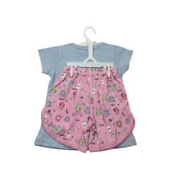 TSHIRT M/C+SHORT SET2 6/24M