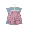 TSHIRT M/C+SHORT SET2 6/24M