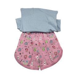 TSHIRT M/C+SHORT SET2 6/24M