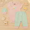 ROPA NIÑA NB/6-9M 4SET (L-KK-13647-BG)