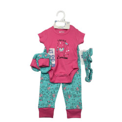 ROPA NIÑA NB/6-9M 4SET
