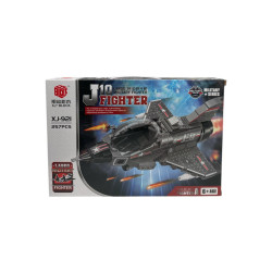 Jgte Block Armable 257 Pcs Avion Jet Combate J-10 (60205417)