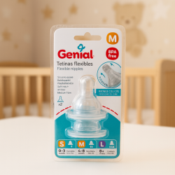 Tetinas Flexibles 2Pcs Genial(Gn-Sn-51182)