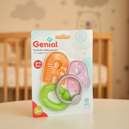 Mordedor Bebe Std Colores Genial (Gn-Bt001)