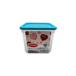 Recipiente Polinplast Cuadrado Plastico  (175-188)