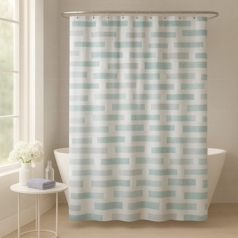 CORTINA BAÑO 70X72" MONICA HOMES COLLECTION