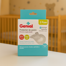 Protector Lactancia Silicona P/Pezon Genial(Gn-Mc105)