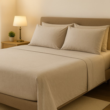 Set Sabanas Lisas 6Pc Queen 4Home (Esq34373)